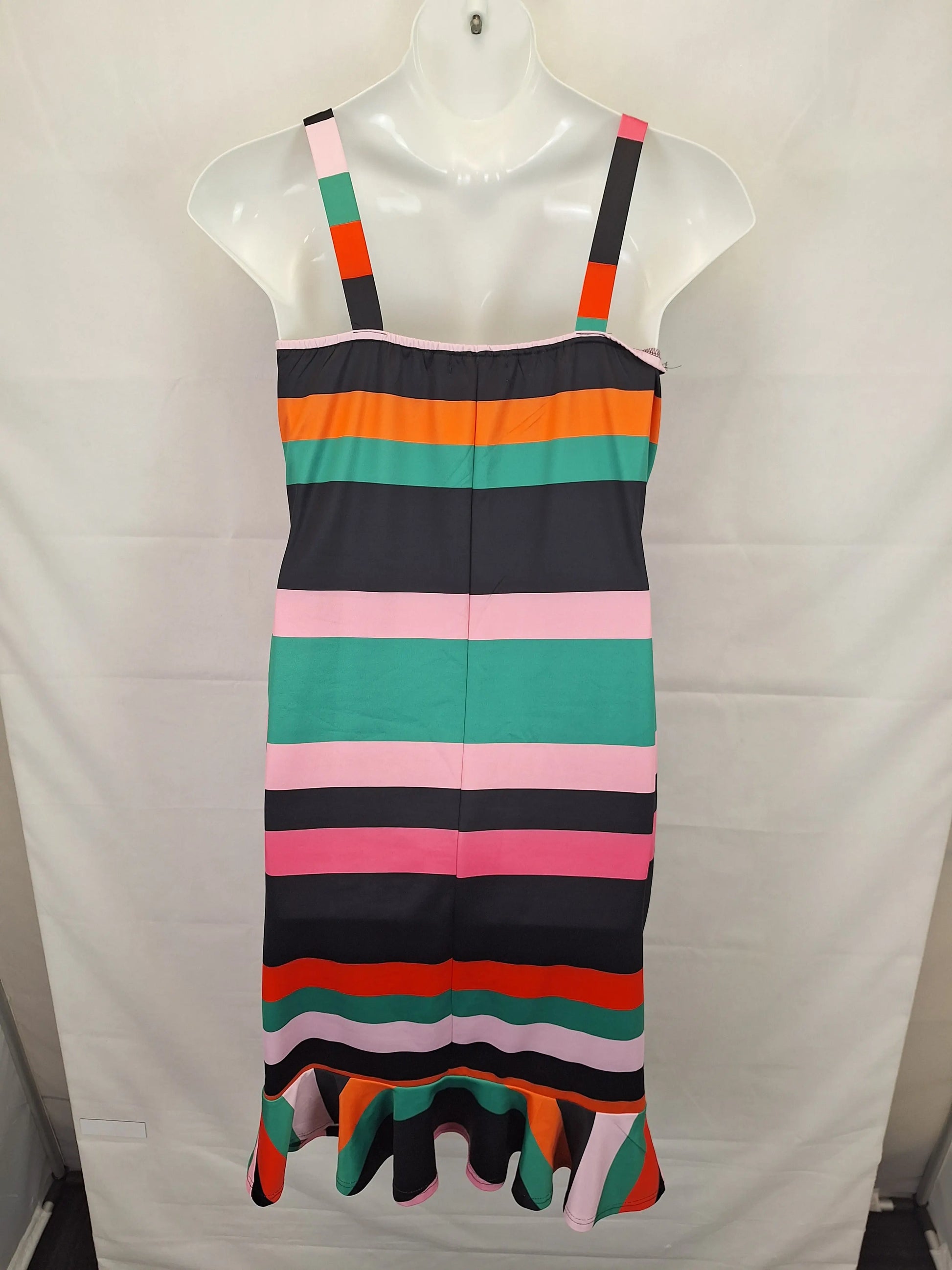 Lorraine Candy Striped Midi Dress Size 14 by SwapUp-Online Second Hand Store-Online Thrift Store