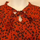 Lorraine Neck Tie Chili Midi Dress Size 20 by SwapUp-Online Second Hand Store-Online Thrift Store
