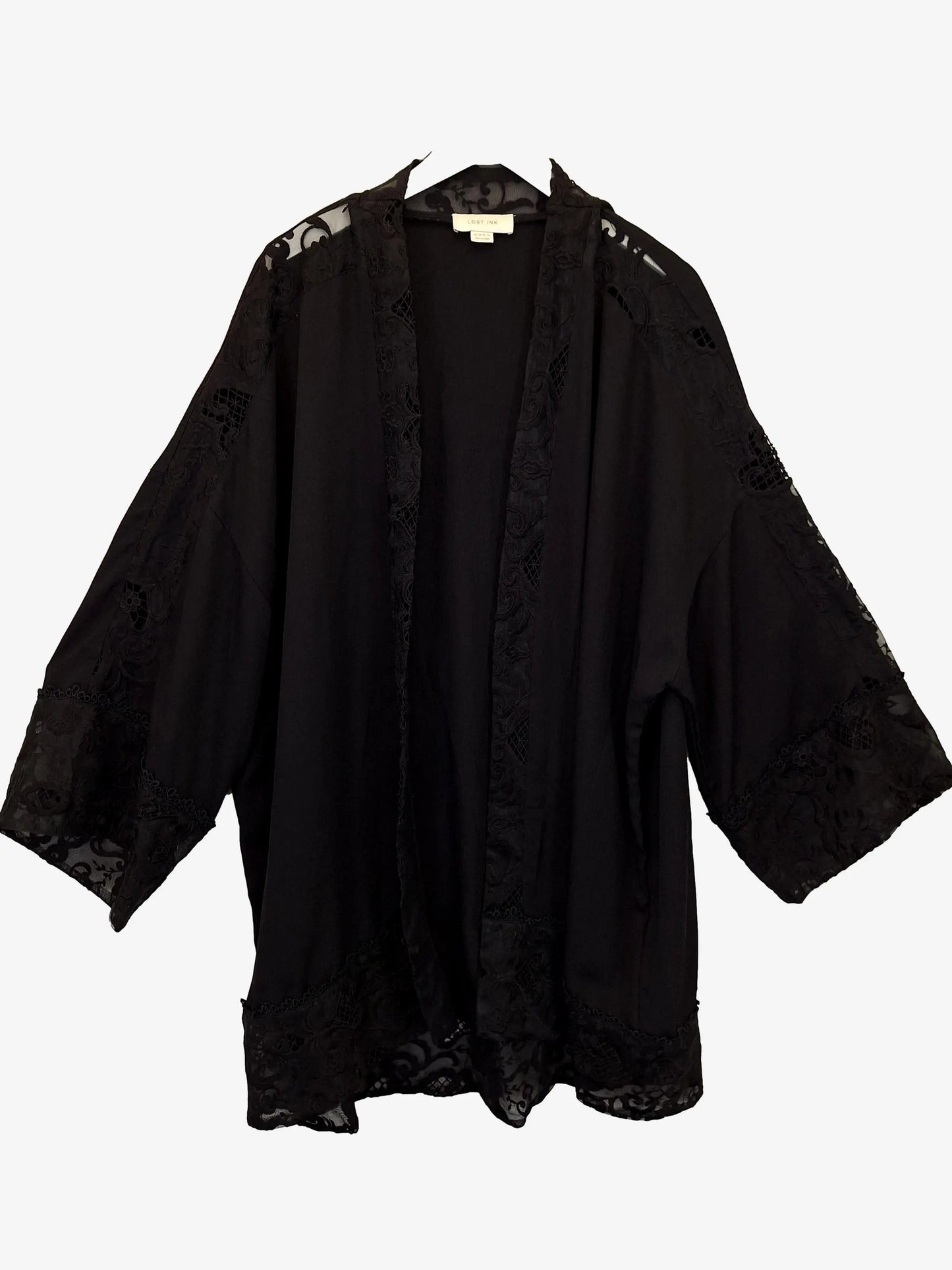 Lost Ink Lacy Kimono Cardigan Size 20 by SwapUp-Online Second Hand Store-Online Thrift Store