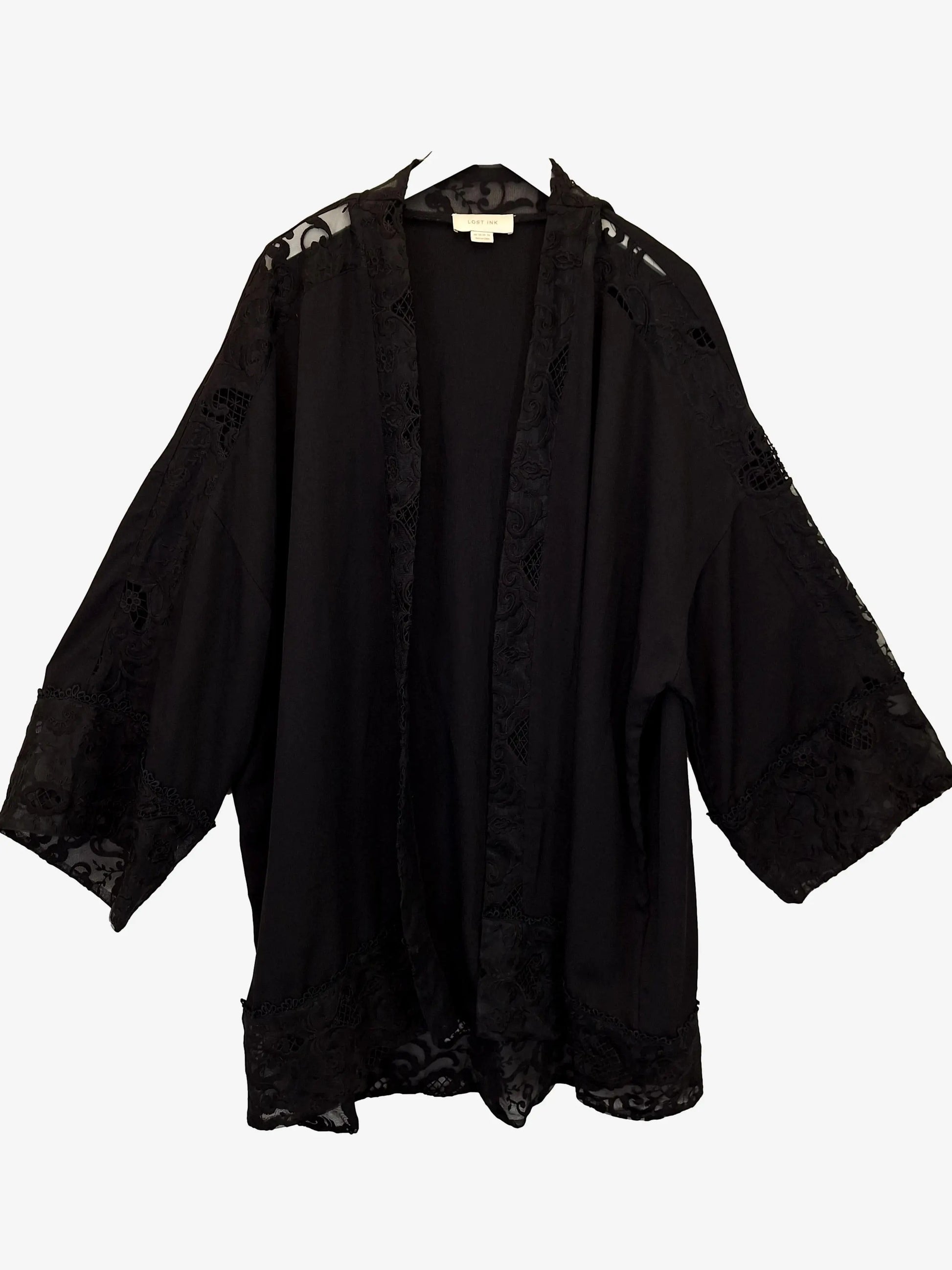 Lost Ink Lacy Kimono Cardigan Size 20 by SwapUp-Online Second Hand Store-Online Thrift Store