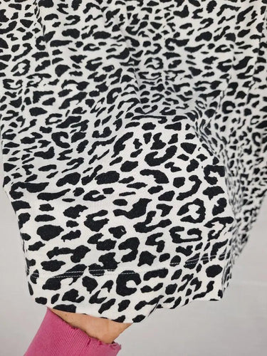 Lou Lou Casual Stretch Cheetah Midi Skirt Size 14 by SwapUp-Online Second Hand Store-Online Thrift Store