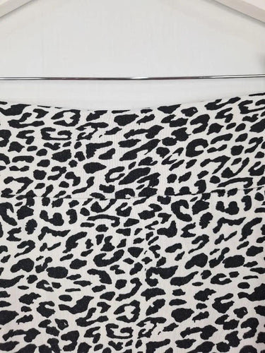 Lou Lou Casual Stretch Cheetah Midi Skirt Size 14 by SwapUp-Online Second Hand Store-Online Thrift Store