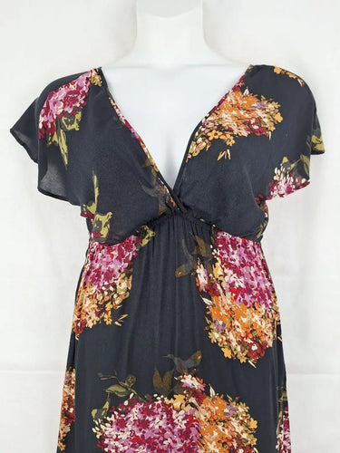 Love Stitch Dainty Hydrangea Maxi Dress Size M by SwapUp-Online Second Hand Store-Online Thrift Store