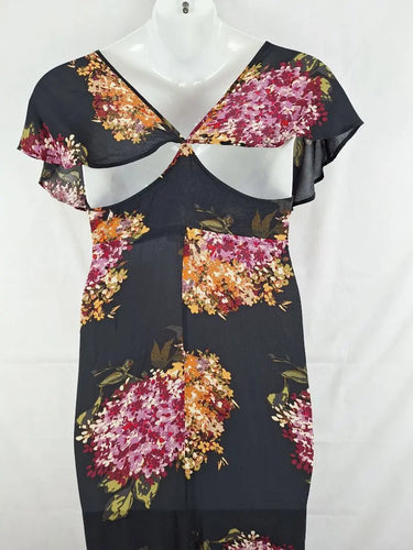 Love Stitch Dainty Hydrangea Maxi Dress Size M by SwapUp-Online Second Hand Store-Online Thrift Store