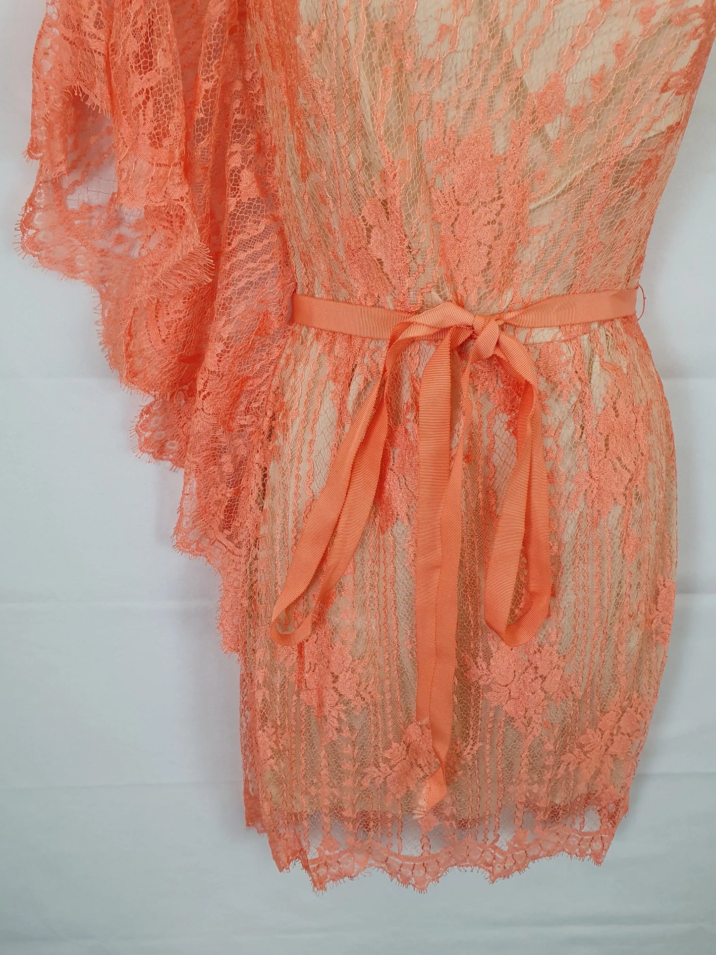 Lover One Shoulder Lace Mini Dress Size 6 by SwapUp-Online Second Hand Store-Online Thrift Store