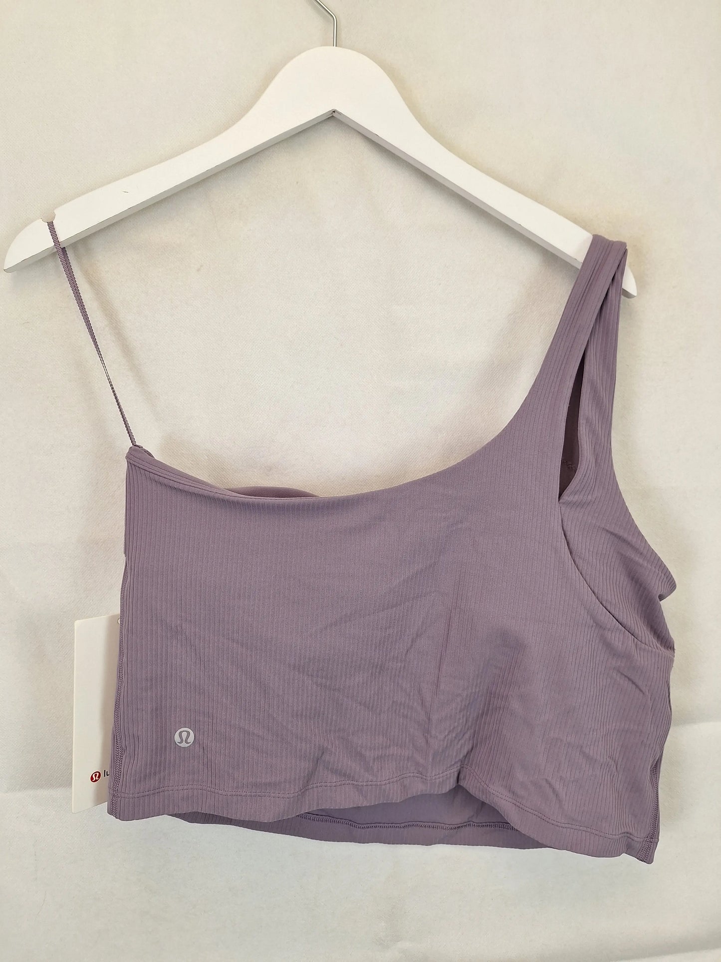Luluemon Ribbed Asymmetrical Yoga Tank Top Size 14 by SwapUp-Online Second Hand Store-Online Thrift Store