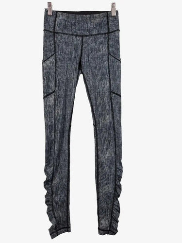 Lululemon Charcoal Scrunch Leggings Size 6 by SwapUp-Online Second Hand Store-Online Thrift Store