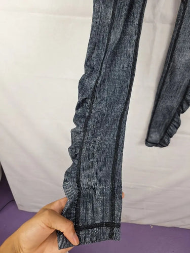 Lululemon Charcoal Scrunch Leggings Size 6 by SwapUp-Online Second Hand Store-Online Thrift Store