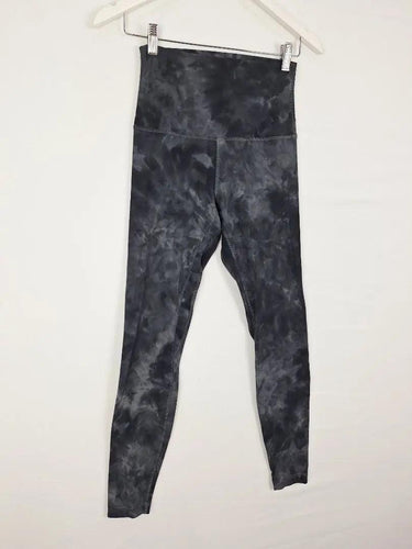 Lululemon Charcoal Tie Dye Excercise Leggings Size 10 by SwapUp-Online Second Hand Store-Online Thrift Store