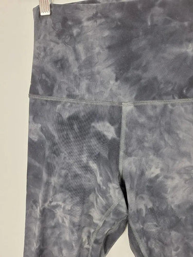 Lululemon Charcoal Tie Dye Excercise Leggings Size 10 by SwapUp-Online Second Hand Store-Online Thrift Store