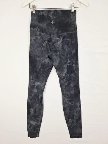 Lululemon Charcoal Tie Dye Excercise Leggings Size 10 by SwapUp-Online Second Hand Store-Online Thrift Store