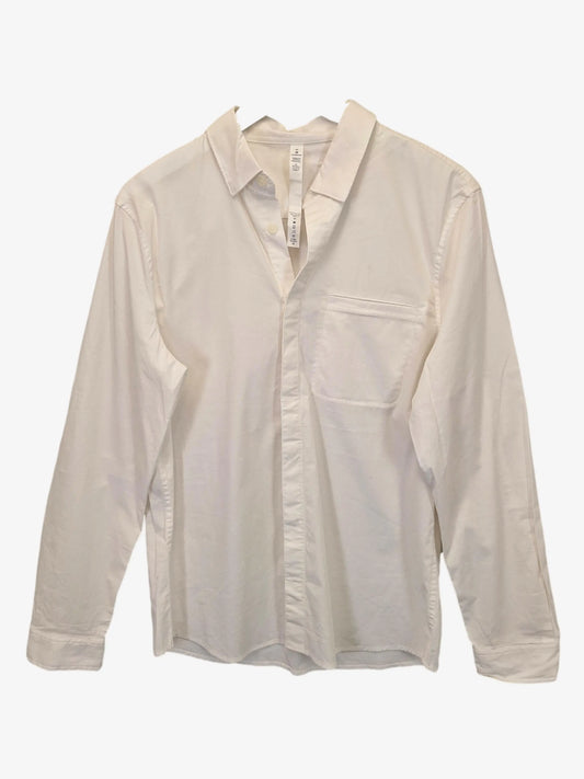 Lululemon Recommission Long Sleeve Buttondown Shirt Size M by SwapUp-Online Second Hand Store-Online Thrift Store