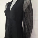 ME+EM Mesh Sleeve Ruched Dress Size 6 by SwapUp-Online Second Hand Store-Online Thrift Store