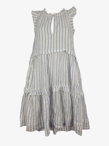 ME+EM Sailor Stripe Tiered Mini Dress Size 6 by SwapUp-Online Second Hand Store-Online Thrift Store