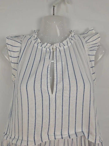ME+EM Sailor Stripe Tiered Mini Dress Size 6 by SwapUp-Online Second Hand Store-Online Thrift Store