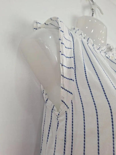 ME+EM Sailor Stripe Tiered Mini Dress Size 6 by SwapUp-Online Second Hand Store-Online Thrift Store