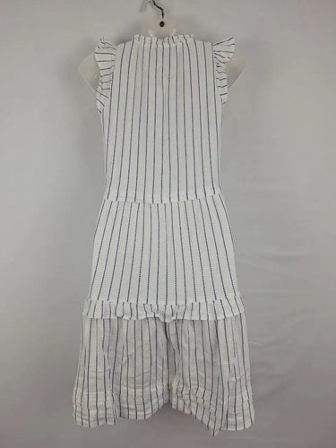 ME+EM Sailor Stripe Tiered Mini Dress Size 6 by SwapUp-Online Second Hand Store-Online Thrift Store