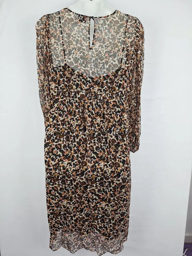 MLM Label Elegant Sheer Duo Midi Dress Size XXL by SwapUp-Online Second Hand Store-Online Thrift Store