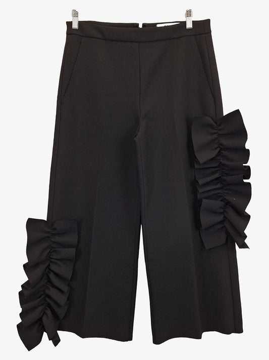 MSGM Luxe Statement Ruffle Pants Size M by SwapUp-Online Second Hand Store-Online Thrift Store