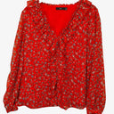 MVN Ruffle Bloom Long Sleeve Top Size 12 by SwapUp-Online Second Hand Store-Online Thrift Store