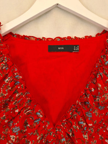 MVN Ruffle Bloom Long Sleeve Top Size 12 by SwapUp-Online Second Hand Store-Online Thrift Store