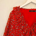 MVN Ruffle Bloom Long Sleeve Top Size 12 by SwapUp-Online Second Hand Store-Online Thrift Store