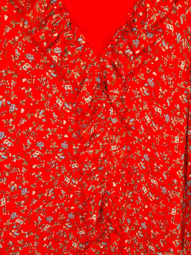 MVN Ruffle Bloom Long Sleeve Top Size 12 by SwapUp-Online Second Hand Store-Online Thrift Store
