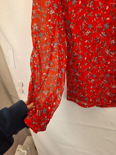 MVN Ruffle Bloom Long Sleeve Top Size 12 by SwapUp-Online Second Hand Store-Online Thrift Store