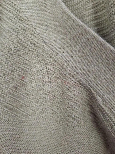 M&S Collection Khaki Ribbed Knit Wrap Top Size 8 by SwapUp-Online Second Hand Store-Online Thrift Store
