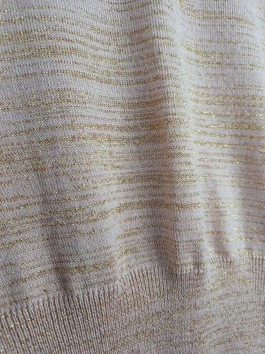 Made590 Gold Thread Blush Pink Knit Jumper Size XXXL by SwapUp-Online Second Hand Store-Online Thrift Store