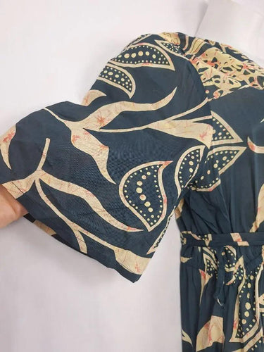 Maison Hotel Elegant Batik Maxi Dress Size L by SwapUp-Online Second Hand Store-Online Thrift Store