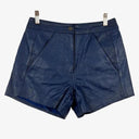 Manning Cartell Cobalt Tailored Leather Shorts Size 8 by SwapUp-Online Second Hand Store-Online Thrift Store