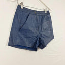 Manning Cartell Cobalt Tailored Leather Shorts Size 8 by SwapUp-Online Second Hand Store-Online Thrift Store