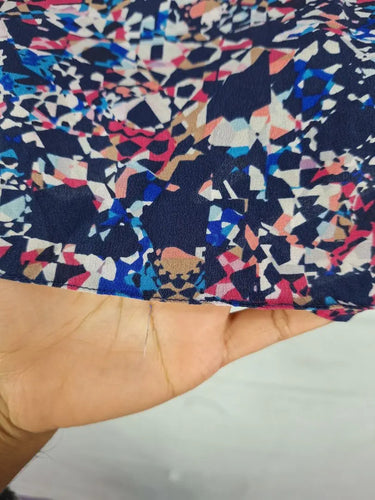 Marcs Colourful Geometric Silk Top Size 8 by SwapUp-Online Second Hand Store-Online Thrift Store