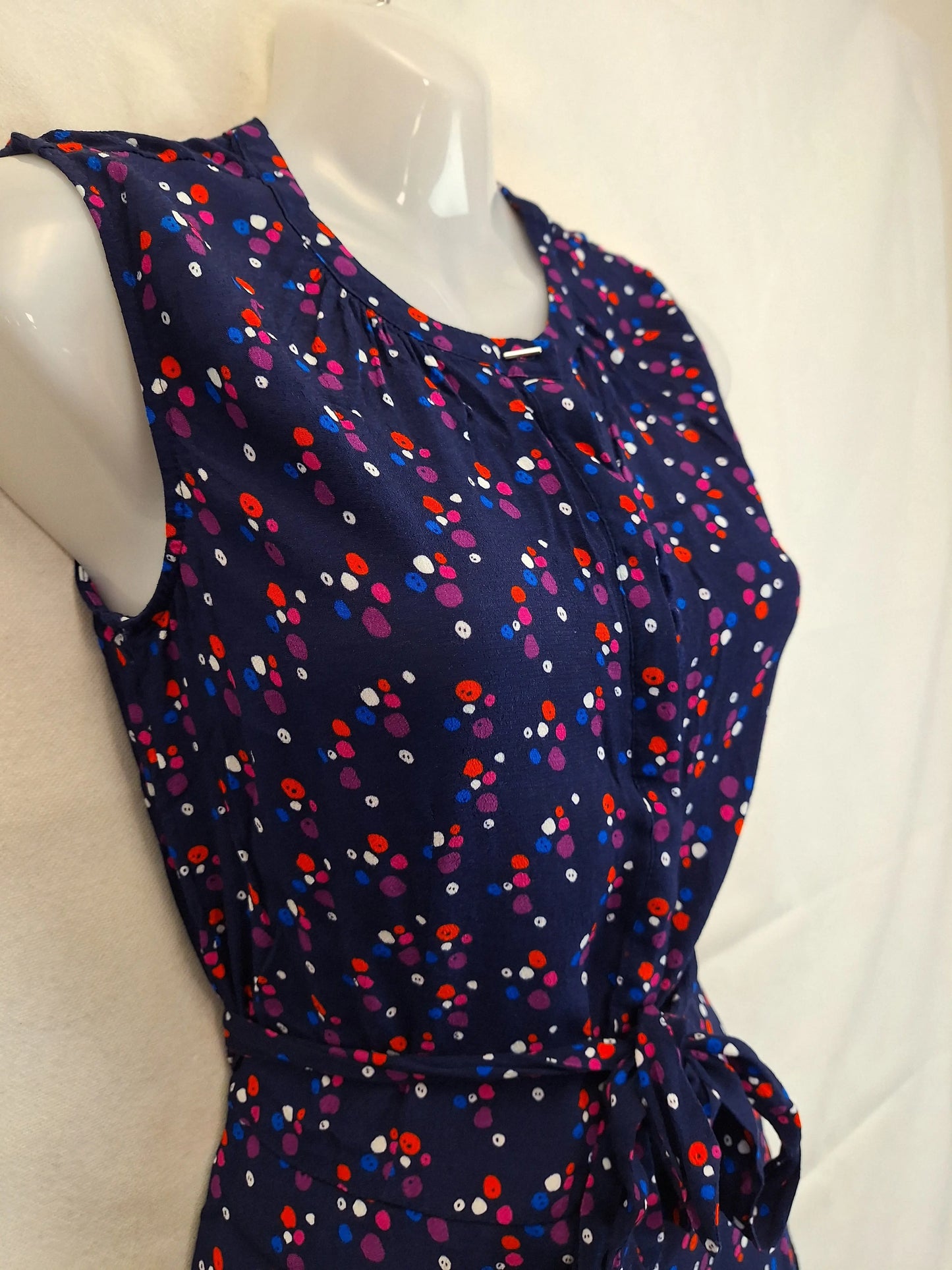 Marcs Essential Confetti Tie Waist Playsuit Size 6 by SwapUp-Online Second Hand Store-Online Thrift Store