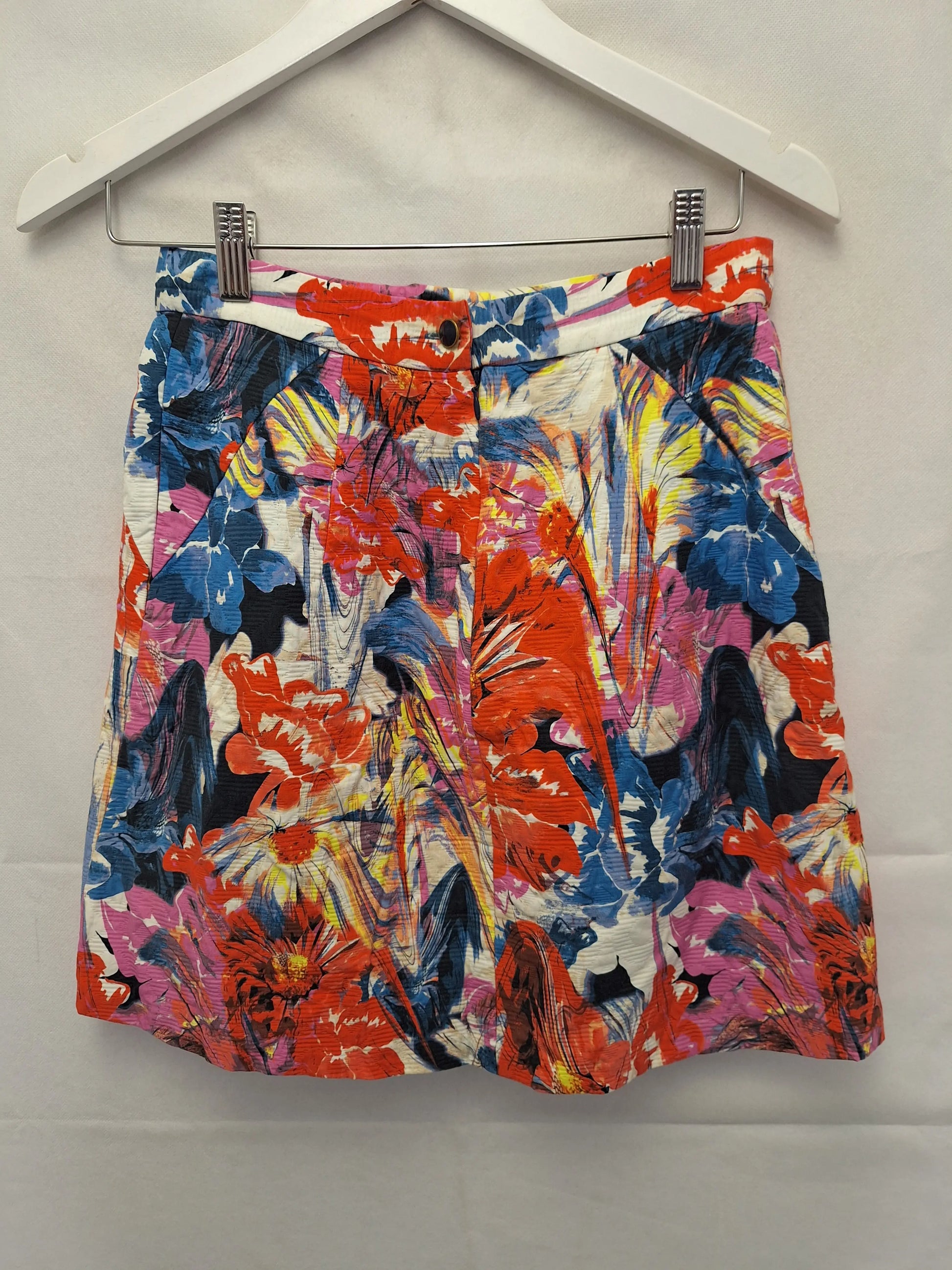 Marcs Floral Pleated Midi Skirt Size 8 by SwapUp-Online Second Hand Store-Online Thrift Store
