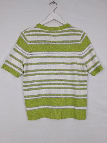 Marcs Guacamole Sparkle Stripe Knit Top Size XL by SwapUp-Online Second Hand Store-Online Thrift Store