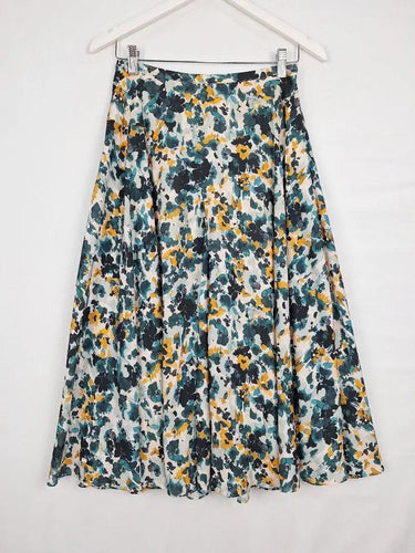 Marcs Mottled Floral Flowy Skirt Size 8 by SwapUp-Online Second Hand Store-Online Thrift Store