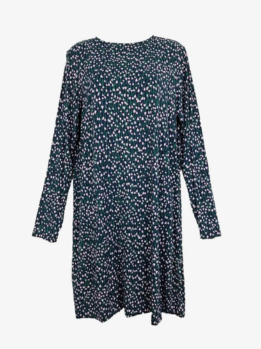 Marimekko Navy Tulips Jersey Midi Dress Size L by SwapUp-Online Second Hand Store-Online Thrift Store