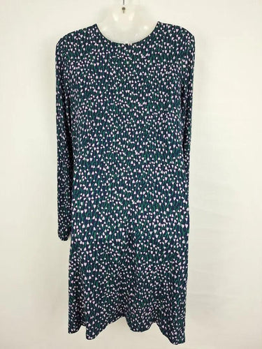 Marimekko Navy Tulips Jersey Midi Dress Size L by SwapUp-Online Second Hand Store-Online Thrift Store