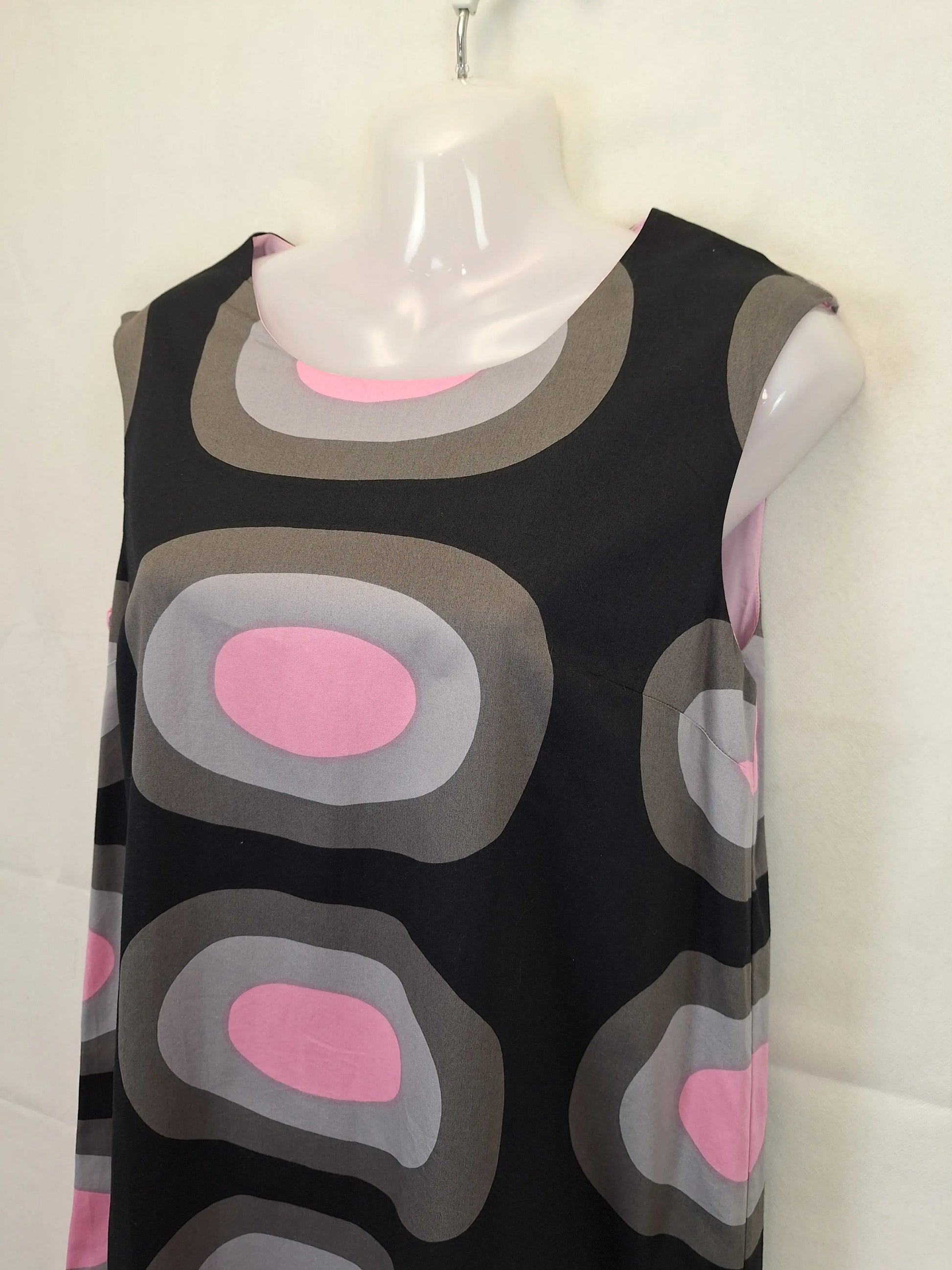 Marimekko Retro Sleeveless Midi Dress Size 10 by SwapUp-Online Second Hand Store-Online Thrift Store