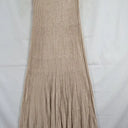 Marle Oatmeal Soft Flared Rib Knit Maxi Skirt Size 8 by SwapUp-Online Second Hand Store-Online Thrift Store