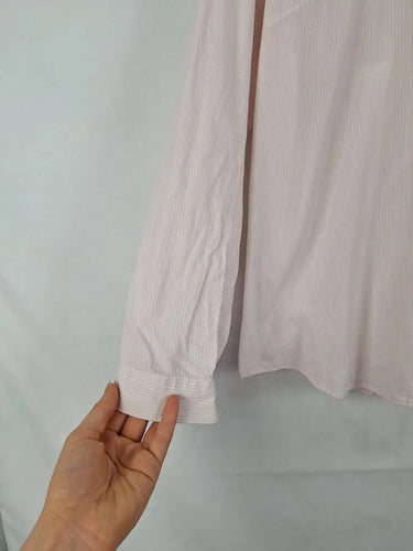 Mavi Pink Pinstripe Button up Shirt Size XXL by SwapUp-Online Second Hand Store-Online Thrift Store