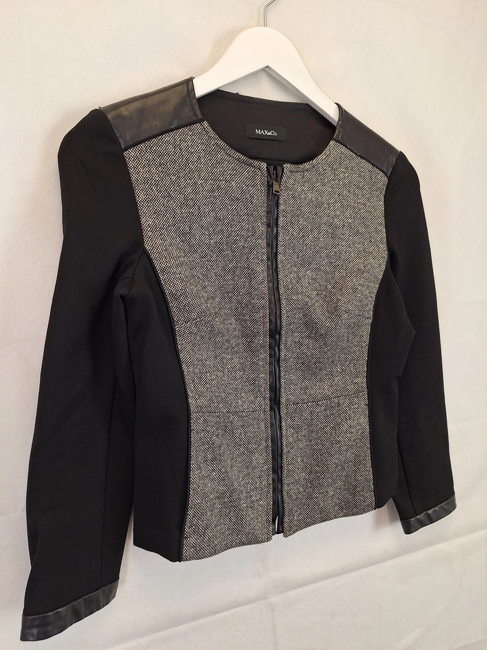 Max & Co Cropped Tailored Office Jacket Size 6 by SwapUp-Online Second Hand Store-Online Thrift Store