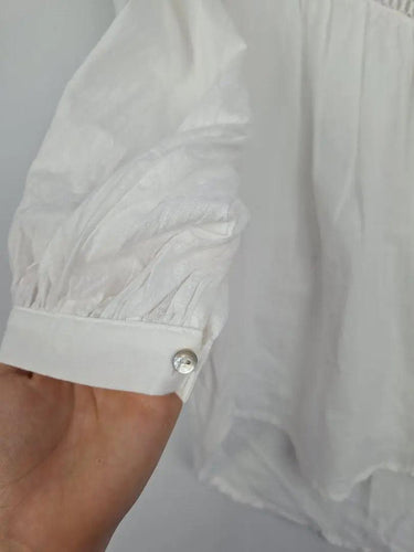 Maye Effortless Light Broderie Blouse Size S by SwapUp-Online Second Hand Store-Online Thrift Store