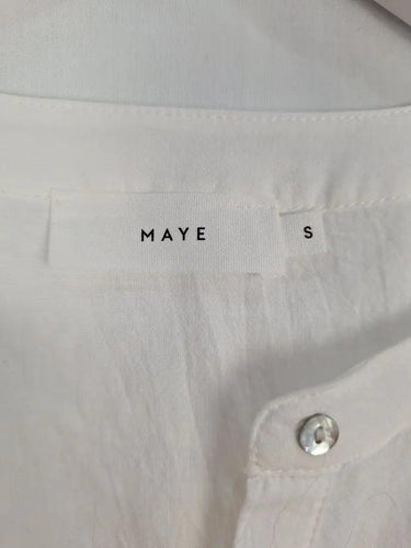 Maye Effortless Light Broderie Blouse Size S by SwapUp-Online Second Hand Store-Online Thrift Store