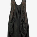 Megan Park Indie Draped Studded Dress Size 10 by SwapUp-Online Second Hand Store-Online Thrift Store