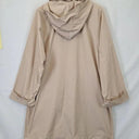 Mela Purdie Camel Elongated Zip Up Rain Coat Size 8 by SwapUp-Online Second Hand Store-Online Thrift Store