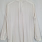 Mela Purdie Pleated White Blouse Size 12 by SwapUp-Online Second Hand Store-Online Thrift Store