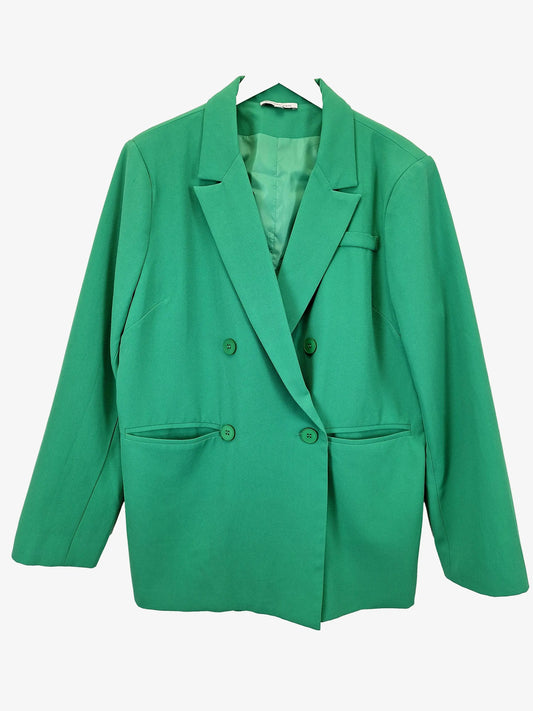 Melina Bagnato Jade Loose Fit Double Breasted Blazer Size 16 by SwapUp-Online Second Hand Store-Online Thrift Store